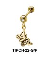 Butterfly Shaped Upper Ear Charms TIPCH-22
