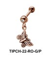 Butterfly Shaped Upper Ear Charms TIPCH-22