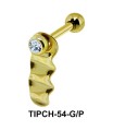 Innovative Leaf Dangling Helix Ear TIPCH-54