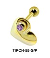 Heart Dangling Helix Ear TIPCH-55