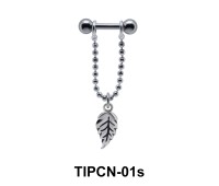 Dangling Leaf Upper Ear Piercing TIPCN-01s