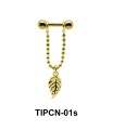 Dangling Leaf Upper Ear Piercing TIPCN-01s