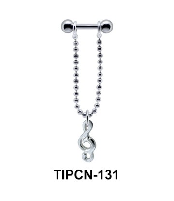 Musical Note Dangling Chain Upper Ear Piercing TIPCN-131