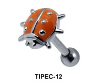 Ladybird Shaped Helix Enamel TIPEC-12