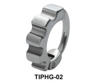 Wheel Shaped Upper Ear Design Rings TIPHG-02