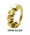 Stars Shaped Upper Ear Design Rings TIPHG-03