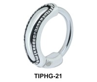 Belt Shaped Upper Ear Design Rings TIPHG-21