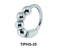 Balls Shaped Upper Ear Design Rings TIPHG-25