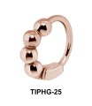 Balls Shaped Upper Ear Design Rings TIPHG-25