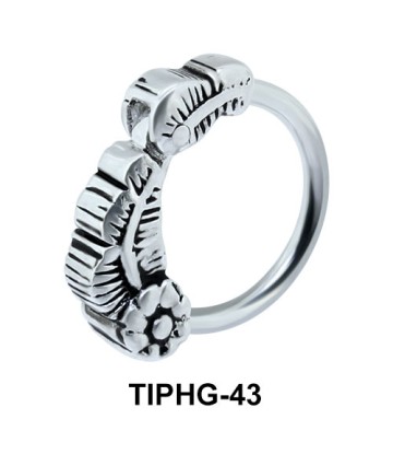 Natural Design Upper Ear Piercing Ring TIPHG-43