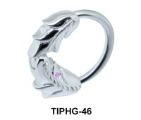 Leafy Upper Ear Piercing Ring TIPHG-46