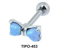 Blue Bow Helix Ear Piercing Romantic Line TIPO-453