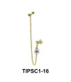 Pearl on Ear Chain Piercing TIPSC1-16