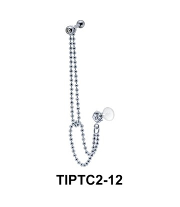 Captivating Tragus Chain Piercing TIPTC2-12