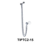 Ball Stone Tragus Chain TIPTC2-15