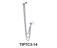 Ear Piercing with Stud Chain TIPTC3-14 