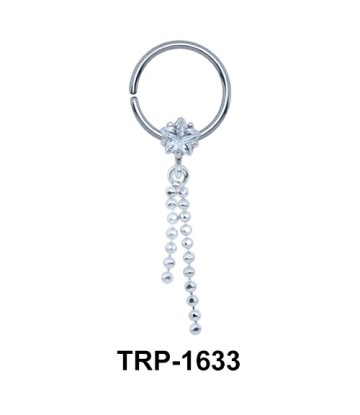 Stone Set Closure Ring Charms TRP-1633