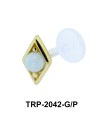 Opal Tragus Piercing TRP-2042