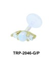 Opal Tragus Piercing TRP-2046