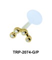 CZ Tragus Piercing TRP-2074