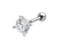 Round Stone Helix Ear Piercing TIP-155