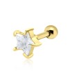 Prong Set Star Stone Helix TIP-158