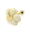 Bloom Flower Shape Helix Ear Piercing TIP-2231