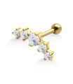 Multiple Stones Helix Ear Piercing TIP-252