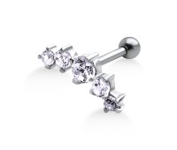 Lavender Stones Helix Ear Piercing TIP-252-LAV