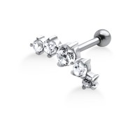 Multiple Stones Helix Ear Piercing TIP-252