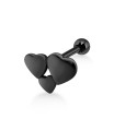 Tri Heart Helix Ear Piercing TIP-282