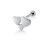 Tri Heart Helix Ear Piercing TIP-282