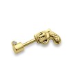 Stone Set Pistol Helix Piercing TIP-307