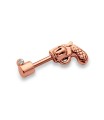 Stone Set Pistol Helix Piercing TIP-307
