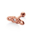 Stone Set Cute Design Helix Piercing TIP-363