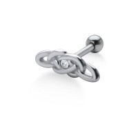 Stone Set Cute Design Helix Piercing TIP-363