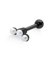 3 Pearl Set Helix Piercing TIP-379p