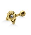 Delicate Flowery Helix Ear Piercing TIP-677