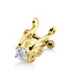 Stone Set Butterfly Dangler Cartilage Shields TIP-803