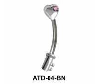 Heart Key Multi Face Piercing ATD-04