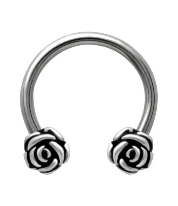 1.2 mm. Double Rose Face Piercing ATD-09