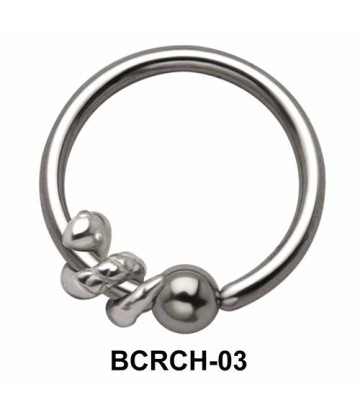 Snake Closure Rings Charms BCRCH-03