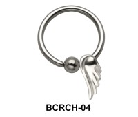 Wings Closure Rings Charms BCRCH-04