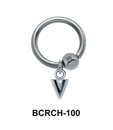 Spike Closure Rings Charms BCRCH-100