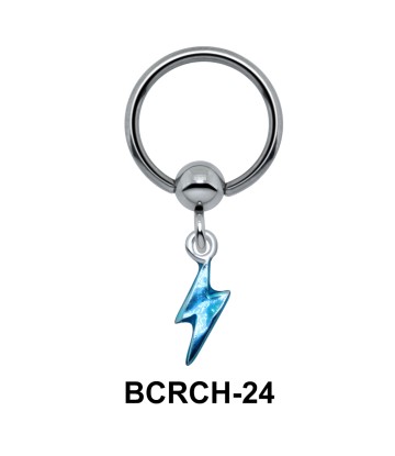 Hot Helix Charm And Closure Ring BCRCH-24
