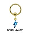 Hot Helix Charm And Closure Ring BCRCH-24