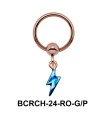 Hot Helix Charm And Closure Ring BCRCH-24