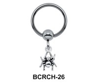 Spider Closure Rings Charms BCRCH-26