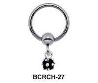 Solid Boulder Closure Ring Charms BCRCH-27