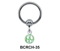 Peace Sign Closure Rings Charm BCRCH-35